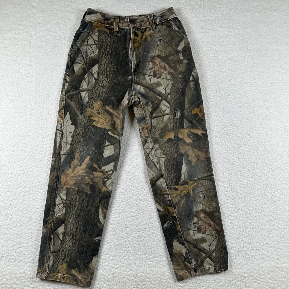 Vintage Wrangler ProGear Realtree Camo Pants G304 HW Camouflage Hunting Womens L